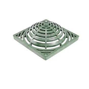 NDS 1280 - 12IN Square Catch Basin Atrium Grate - Green