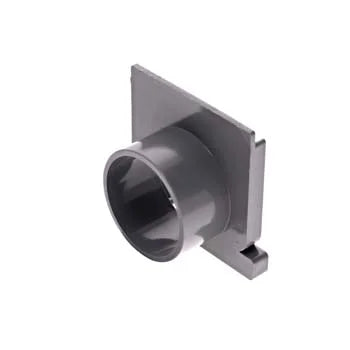 NDS 546 - Mini Channel Spigot End Outlet For 2" Pipe Fitting - Gray