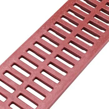 NDS 551 - 3Ft Mini Channel Grate - Brick Red