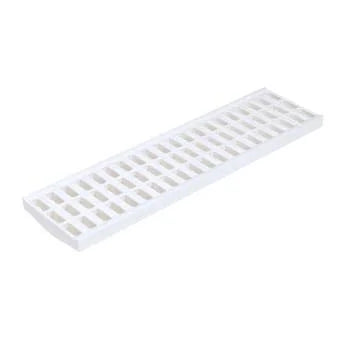 NDS 819 - 5" Inch x 20" Inch Pro Series Channel Drain Grate - White