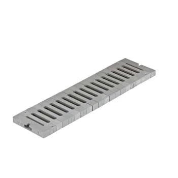 NDS 828 - 5" Inch x 20" Inch Pro Series Channel Drain Grate (Heavy Traffic) Gray