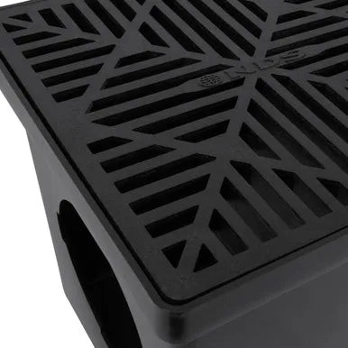 NDS 1200BLKIT - 12IN Catch Basin Kit - Black Grate