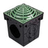 NDS 1280 - 12IN Square Catch Basin Atrium Grate - Green