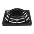 NDS 1290 - 12IN Square Catch Basin Atrium Grate - Black