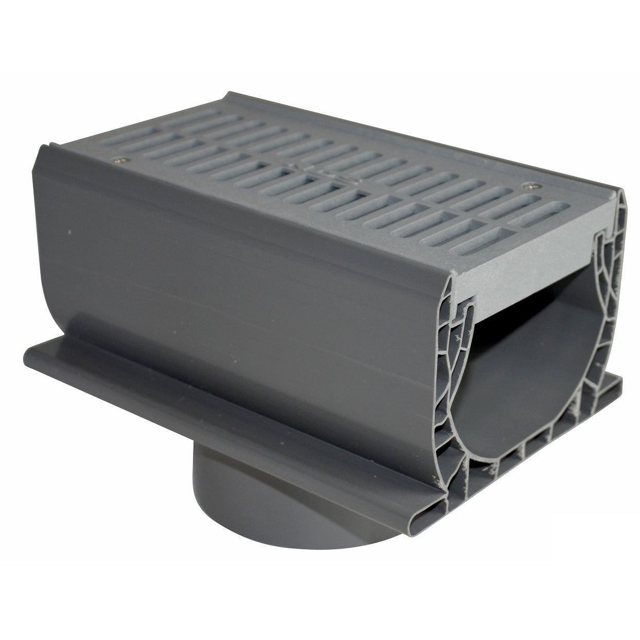 NDS 2351 - 7" Inch Spee-D Fabricated Drain with 4" Inch Bottom Outlet