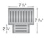NDS 2371 - 7" Inch Spee-D Channel Drain Fabricated Tee with Grate - Gray