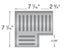 NDS 2381 - 7" Inch Spee-D Channel Drain Fabricated 90° Degree Corner and Grate