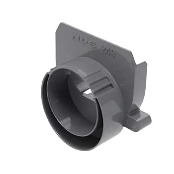 NDS 249 - Spee-D 3IN & 4IN Offset End Outlet - Gray