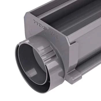 NDS 249 - Spee-D 3IN & 4IN Offset End Outlet - Gray