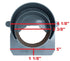 NDS 249 - Spee-D 3IN & 4IN Offset End Outlet - Gray