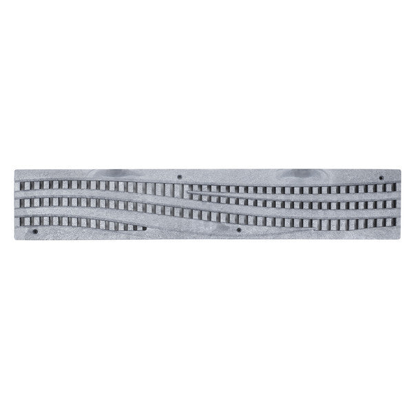 NDS 253CI - 2FT Spee-D Channel Decorative Wave Grate - Cast Iron
