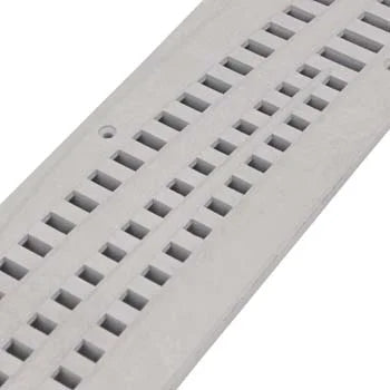 NDS 253GY - 2FT Spee-D Channel Decorative Wave Grate - Gray