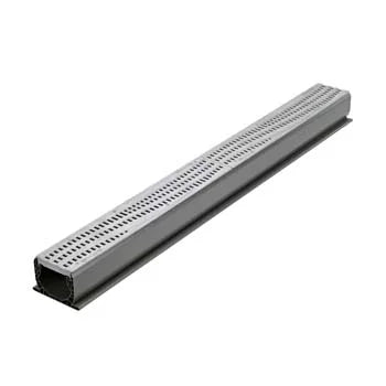 NDS 253GY - 2FT Spee-D Channel Decorative Wave Grate - Gray