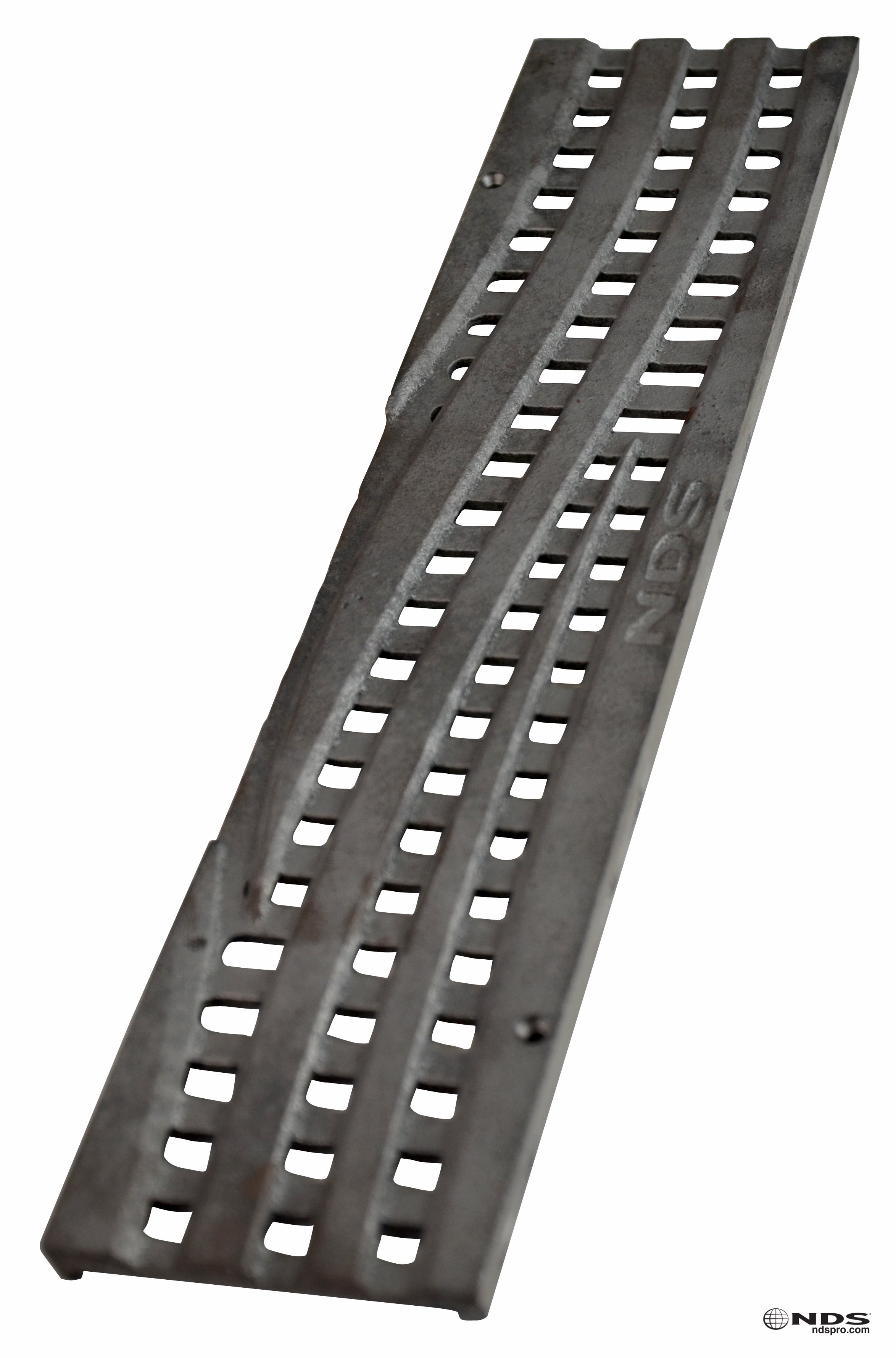 NDS 554 - 3FT Mini Channel Decorative Botanical Grate - Black