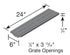 NDS 660 - 2FT Dura Channel Grate - White