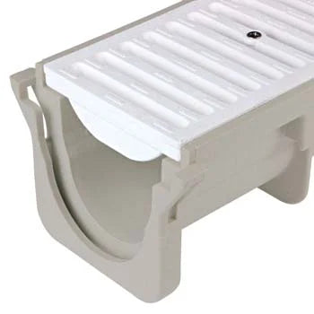 NDS 660 - 2FT Dura Channel Grate - White