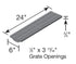 NDS 664 - 2FT Dura Channel Grate - Sand