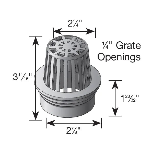 NDS 74S - 3IN Atrium Grate - Sand