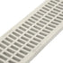 NDS 714 - 3" inch Pro Series Channel Drain Grate - Light Gray