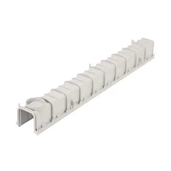 NDS 764 -3" Inch Pro Series Channel Drain Kit with Plastic Grates, End Caps/Outlet (1 Meter)