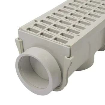 NDS 813 - 5" Pro Series Channel Drain End Cap/End Outlet