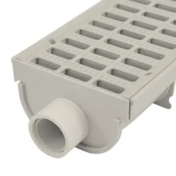 NDS 821 - 5" Shallow Profile Channel Drain End Cap/End Outlet