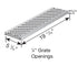 NDS 826 - 5" Inch x 20" Inch Pro Series Channel Drain Grate (Pedestrian Traffic)