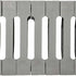 NDS 828 - 5" Inch x 20" Inch Pro Series Channel Drain Grate (Heavy Traffic) Gray