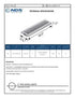 NDS 828 - 5" Inch x 20" Inch Pro Series Channel Drain Grate (Heavy Traffic) Gray