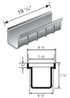 NDS 833 - 8" Pro Series Deep Profile Drain