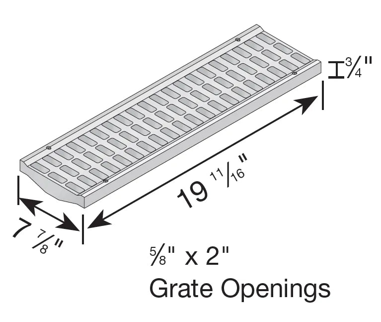 NDS 837 - 8" Pro Series Channel Grate