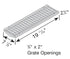 NDS 837 - 8" Pro Series Channel Grate
