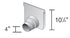 NDS 844 - 12" Pro Series Deep Profile End Cap/End Outlet