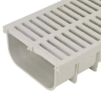 NDS 847 - 12" Pro Series Light Traffic Channel Grate - Gray