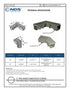 NDS 861 - 5" Pro Series Deep Profile Grate and Channel Drain 90 - Degree Elbow