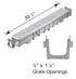NDS 864 - 5" Inch Pro Series Channel Drain Kit (1 Meter)