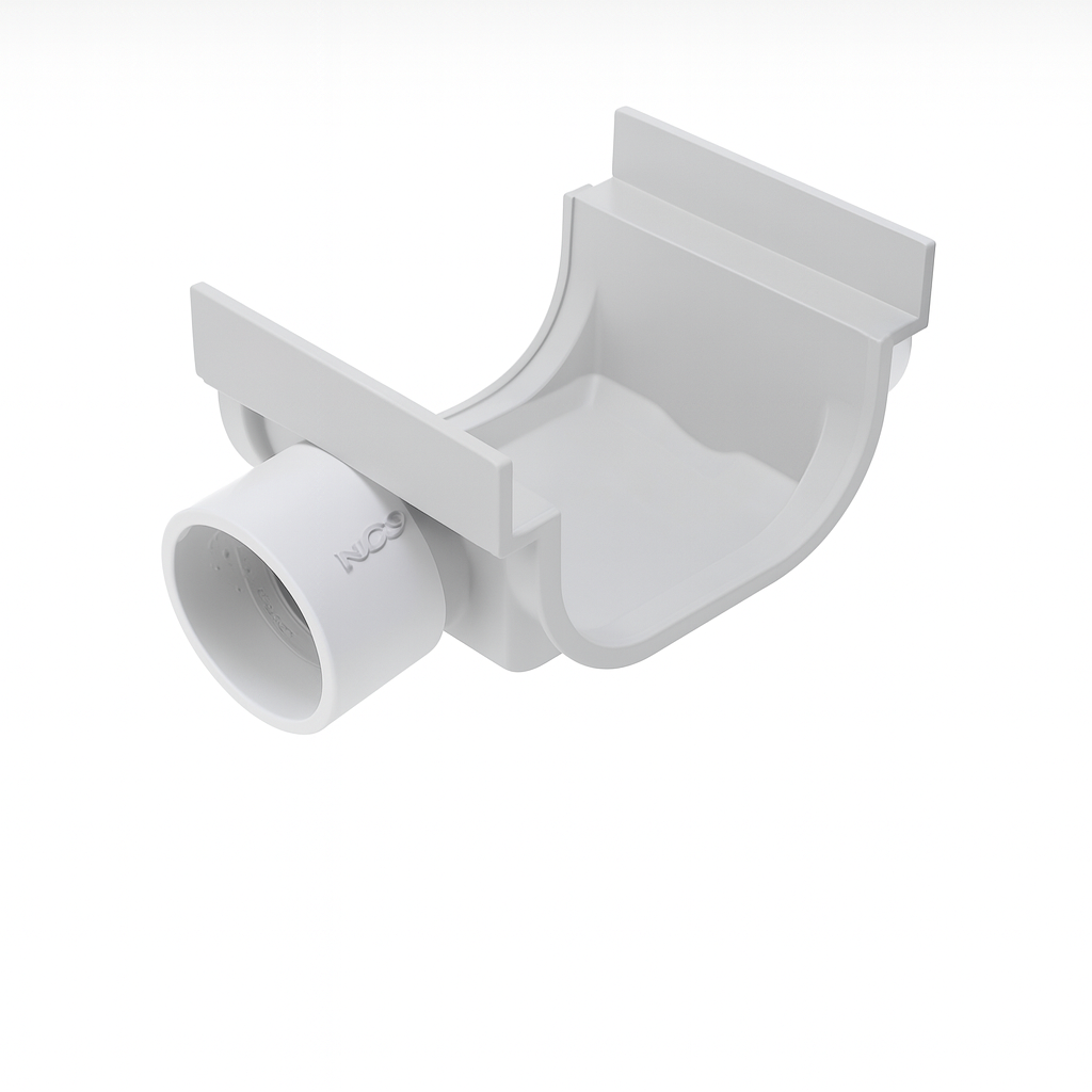 NDS 822 - 5" Shallow Profile Channel Drain Side Outlet