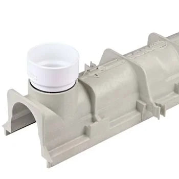 NDS DS-126 - Dura Slope Channel Drain Bottom Outlet Adapter