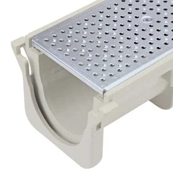 NDS DS-228 - Dura Slope Perforated Channel Grate - Galvanized