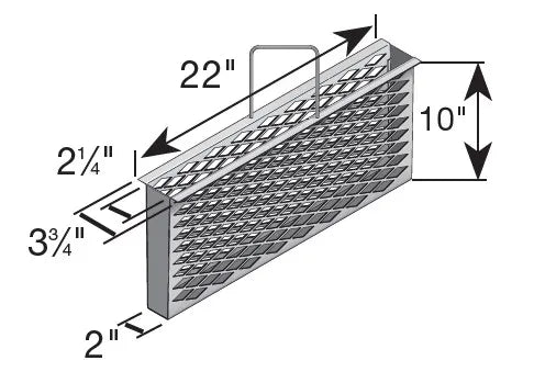 NDS DS-240 - Dura Slope Channel Drain Trash Bucket