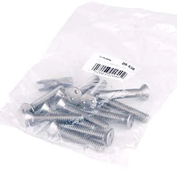 NDS DS-650 - 1/4 in. X 1-1/2 in. Spanner Head Screw, Stainless Steel, Bag of 12