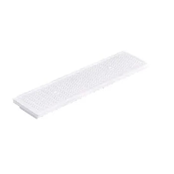 NDS DS-671 - Dura-Slope Plastic Perforated Channel Grate - White
