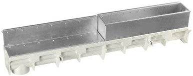 NDS DS-STMAINT - 2FT Dura-Slope Channel Drain Slot Top Galvanized Maintenance Unit