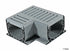 NDS 2381 - 7" Inch Spee-D Channel Drain Fabricated 90° Degree Corner and Grate