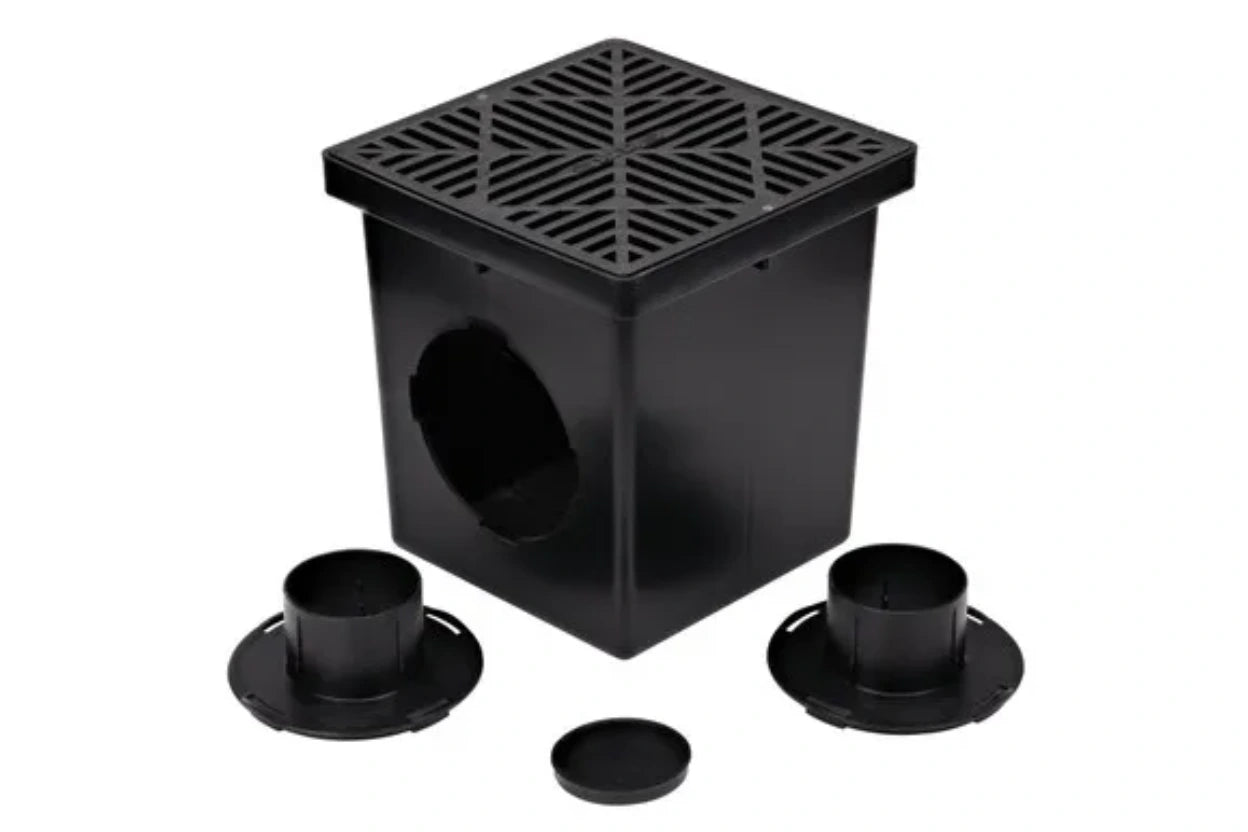 Linear drain beside paved surface