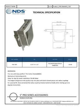 NDS PSRC-864 - Qwik-Turn Radius Coupling