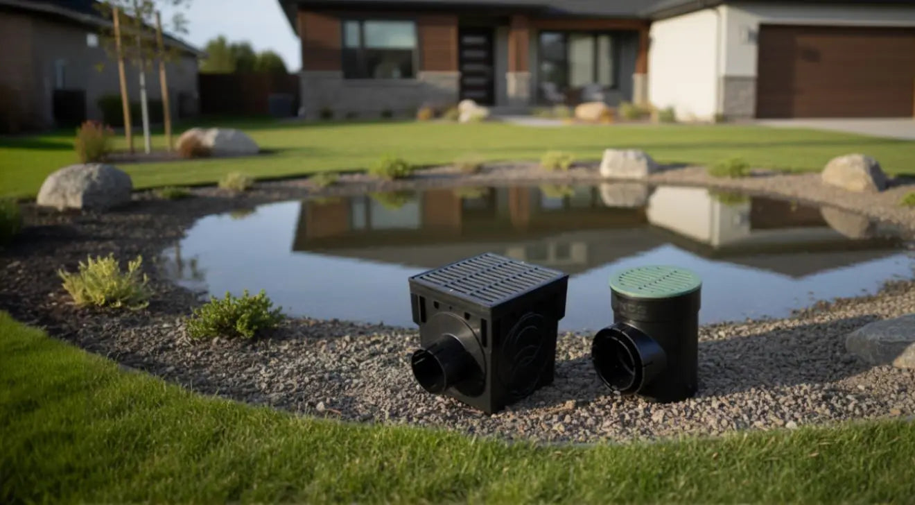 Modern outdoor drainage system