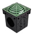 NDS 1280 - 12IN Square Catch Basin Atrium Grate - Green