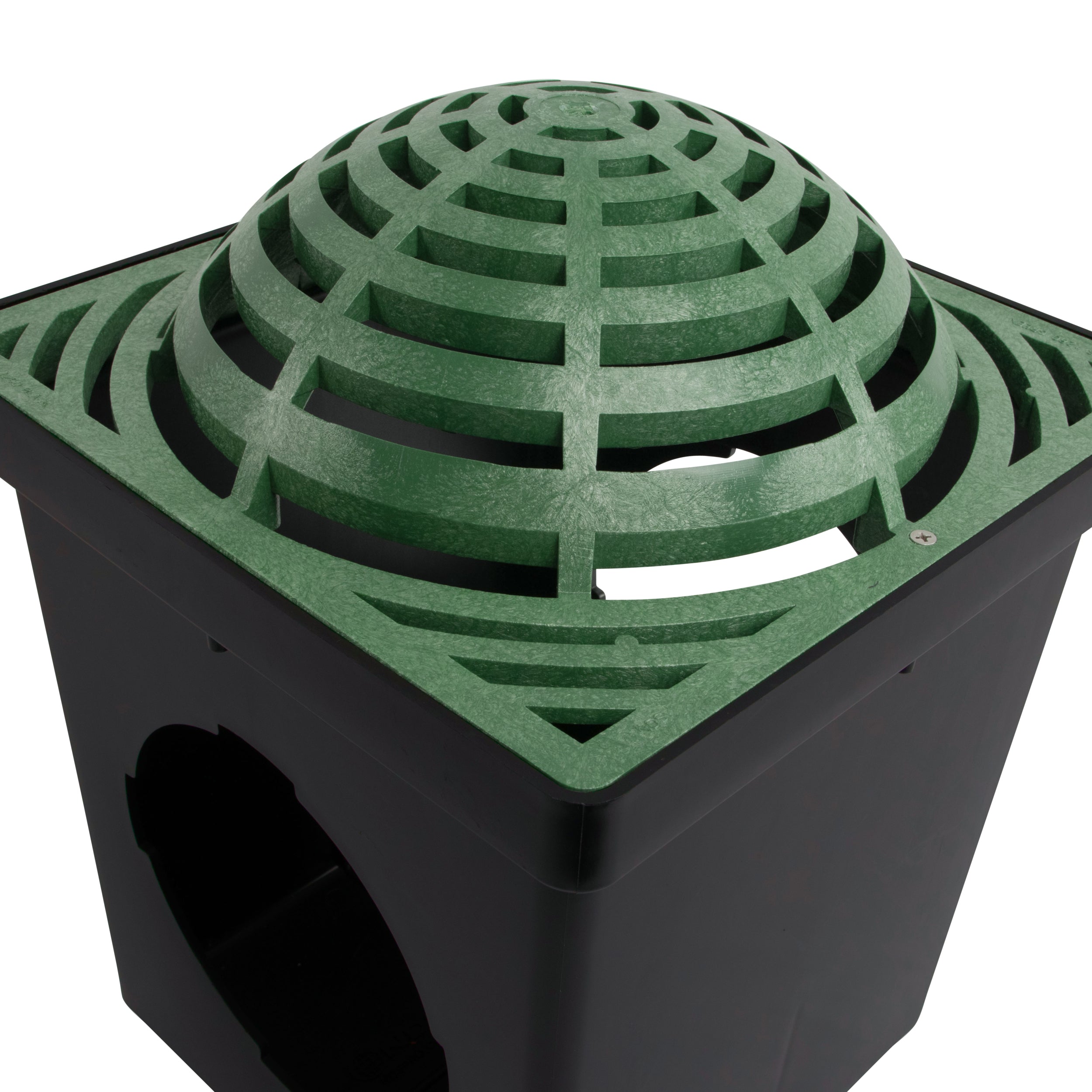 NDS 1280 - 12IN Square Catch Basin Atrium Grate - Green