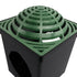 NDS 1280 - 12IN Square Catch Basin Atrium Grate - Green